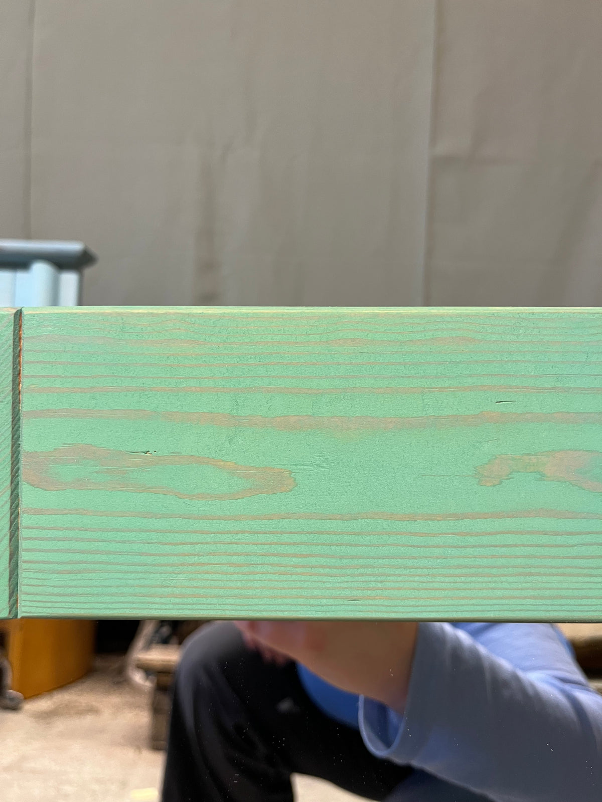 Vintage IKEA speil linoljebehandlet